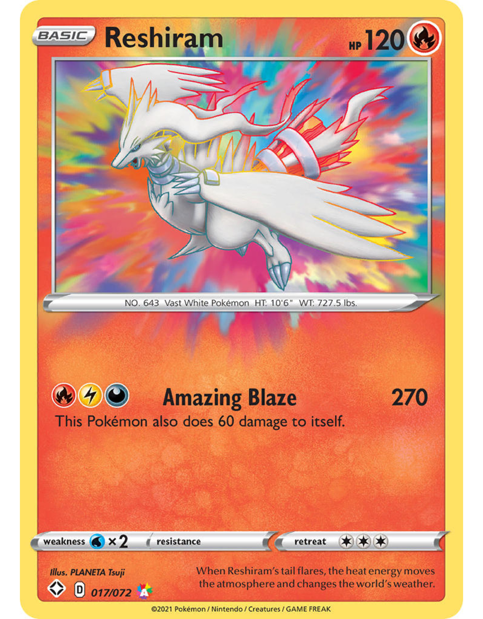 Reshiram Shining Fates 17