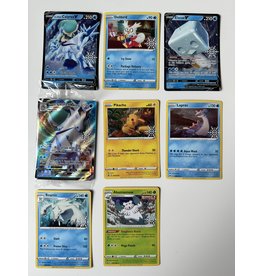 Complete Snowflake set of cards Pikachu and others