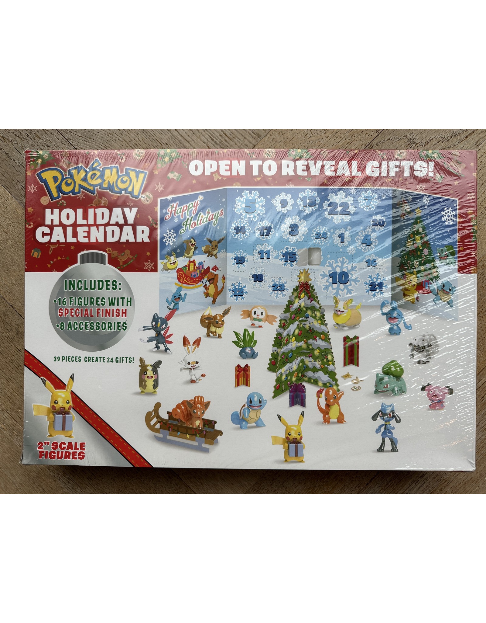 Pokemon 2021 Holiday Advent Calendar for Kids, 24 Gift Pieces