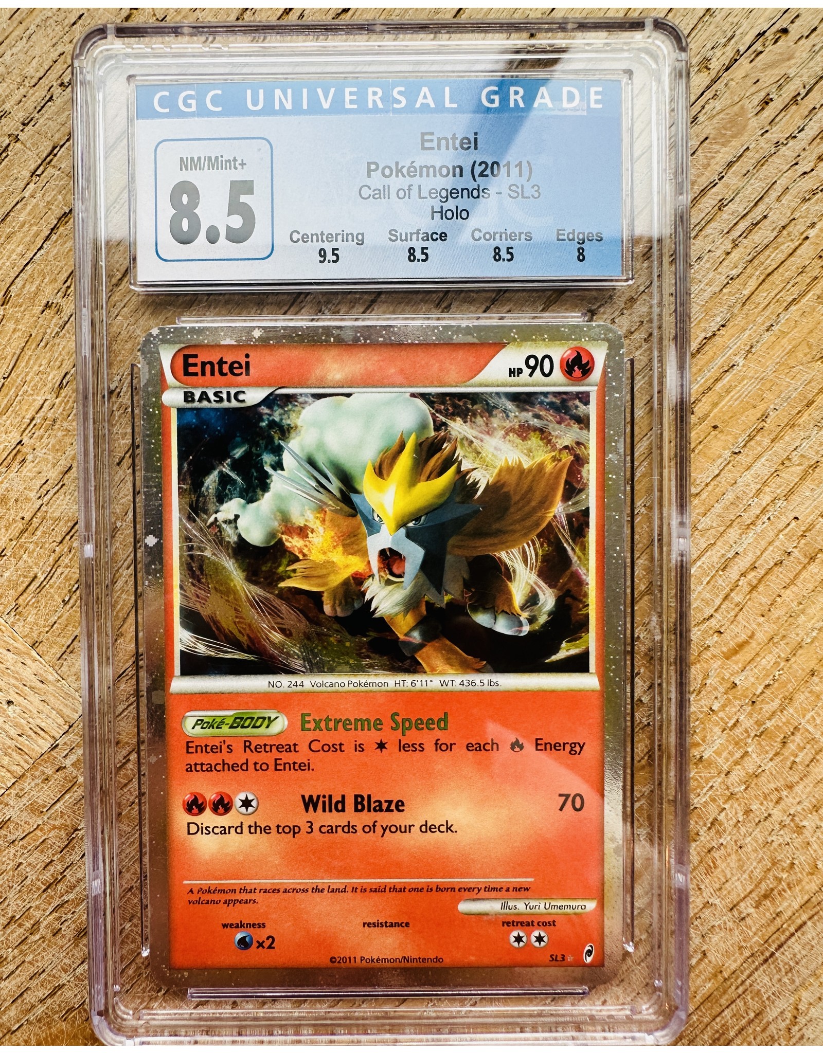 Entei SL3 Call of Legends CGC 8.5