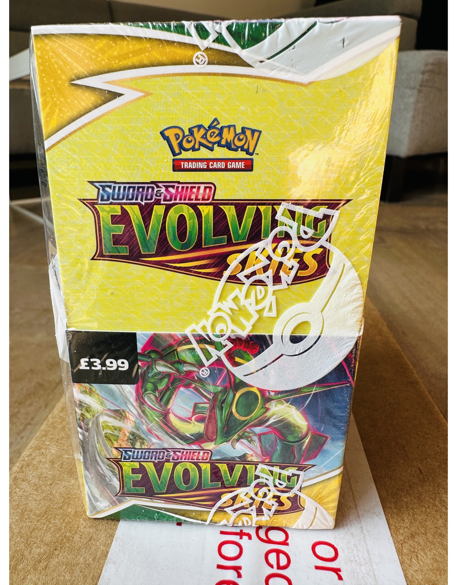 Evolving Skies Half Booster Box Case UK EXCLUSIVE (12 boxes 18 packs)