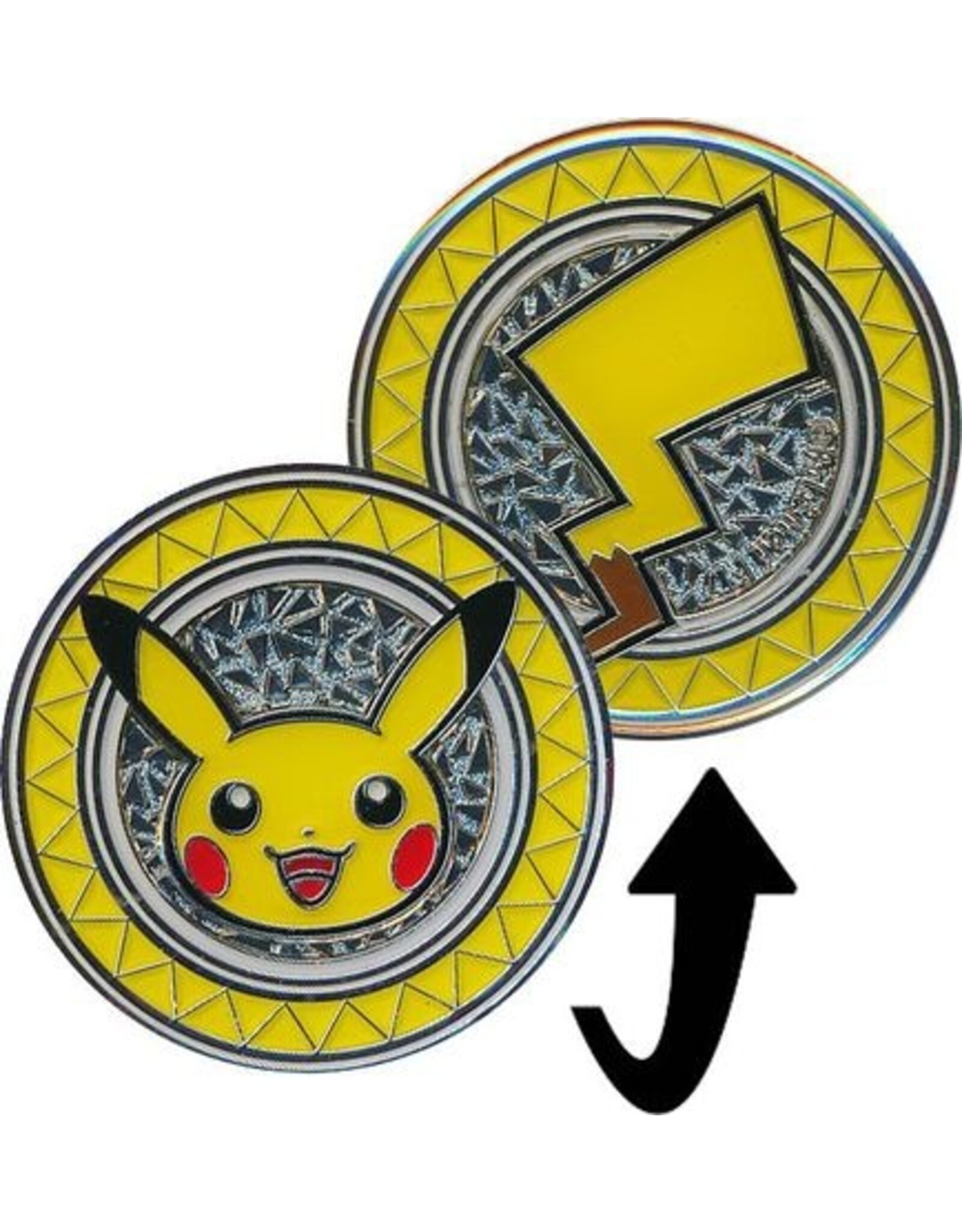 XY Trainer Collection Steel Pikachu Coin