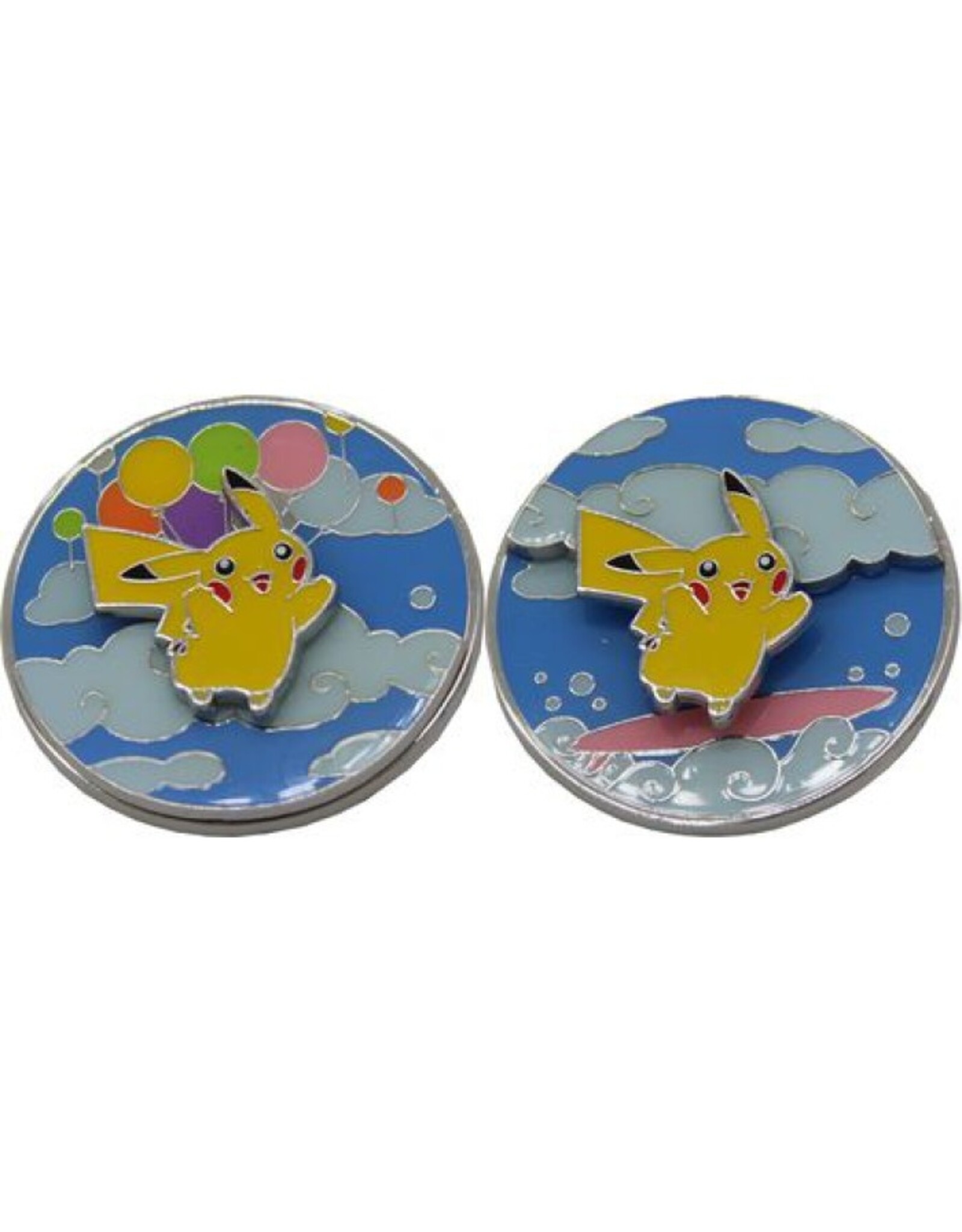 Flying & Surfing Pikachu Pin