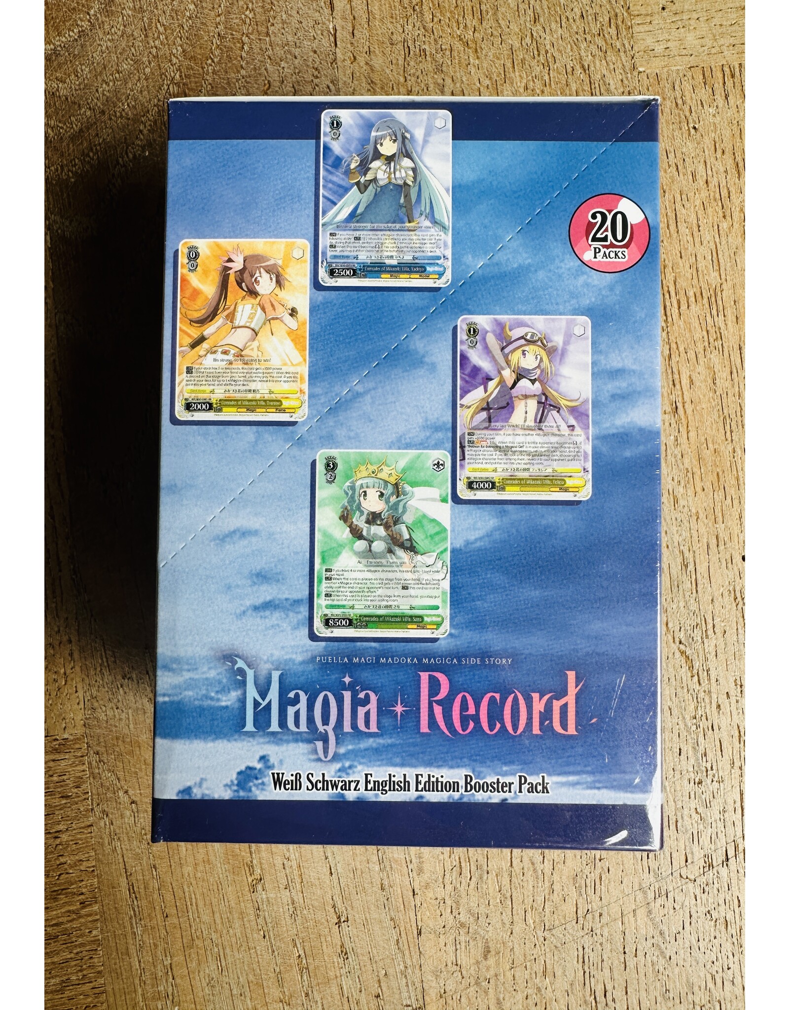 Weiss Schwarz Magia Record Puella Magi Madoka Magica Side Story Booster Box