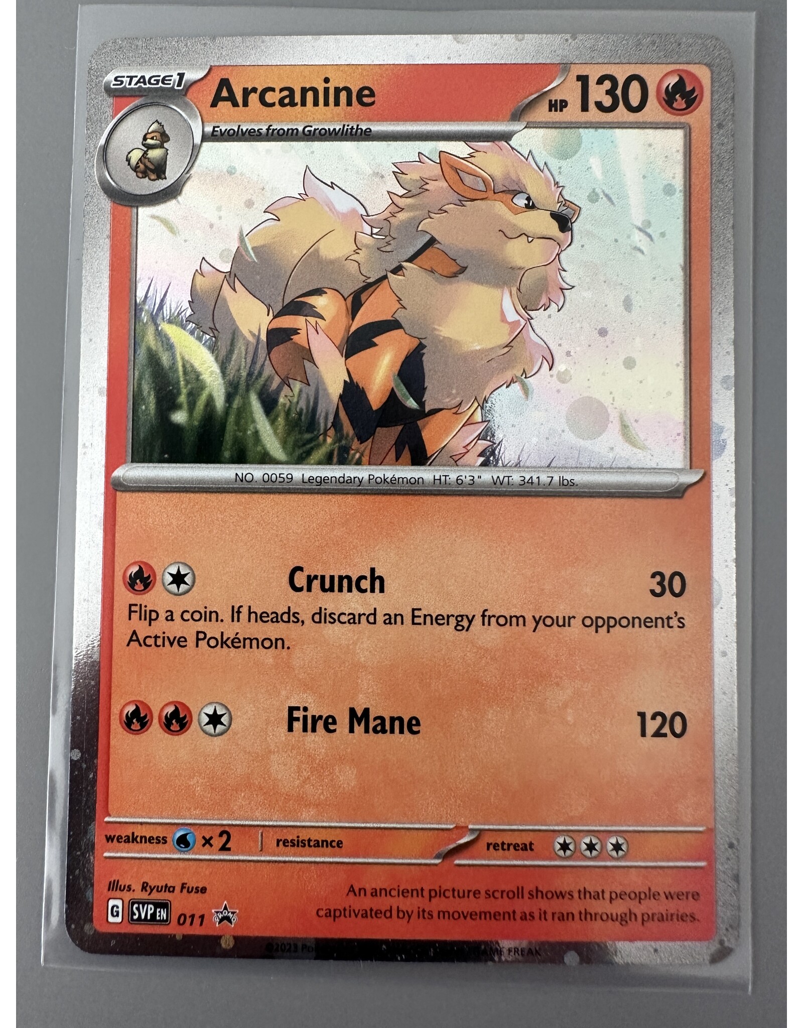 Arcanine SVP 011