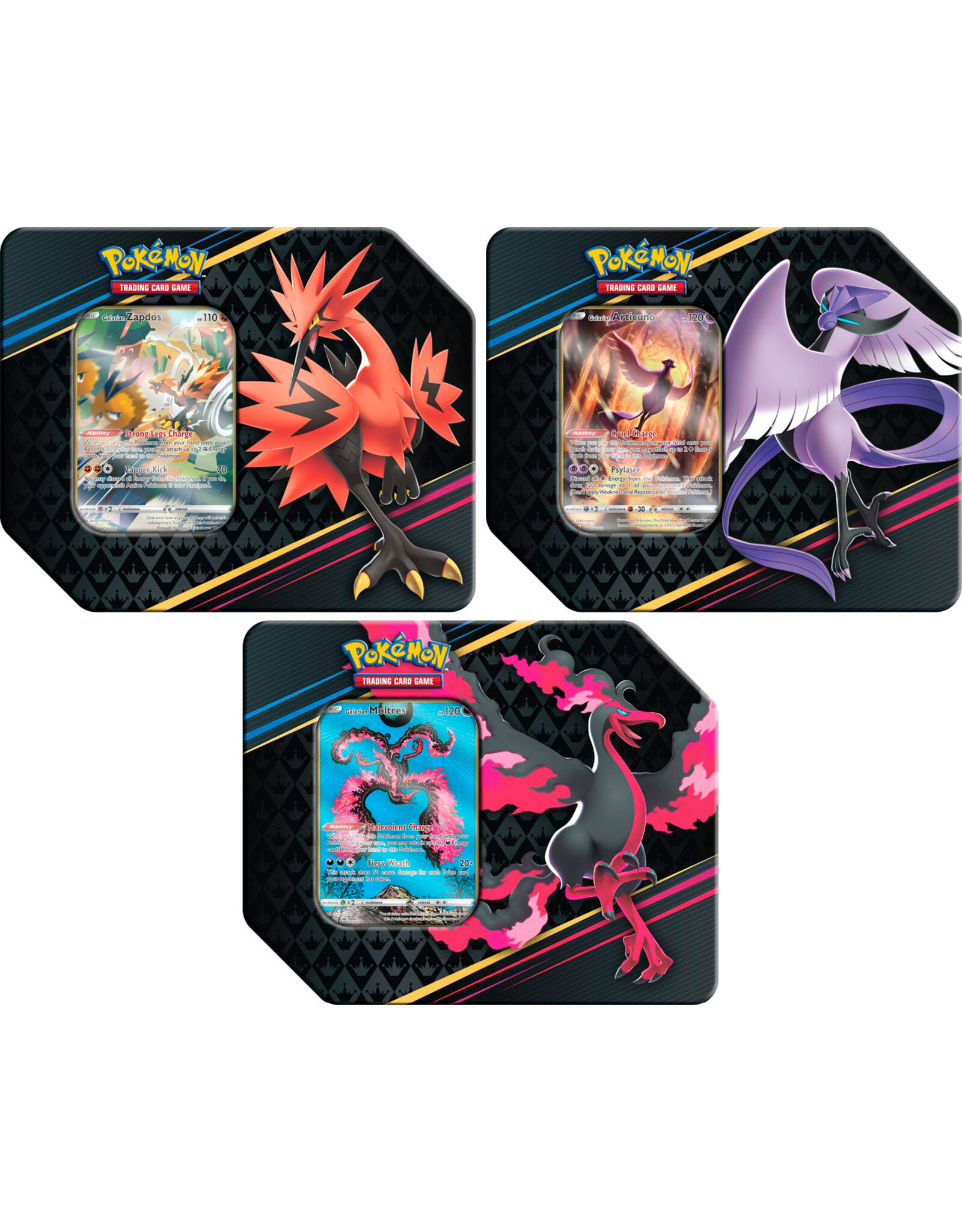 Pokemon TCG: Crown Zenith Tin – Galarian Articuno (1 Foil Card & 5 Booster  Packs)