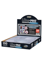 100 Ultra Pro PLATINUM 4-Pocket Toploader Pages