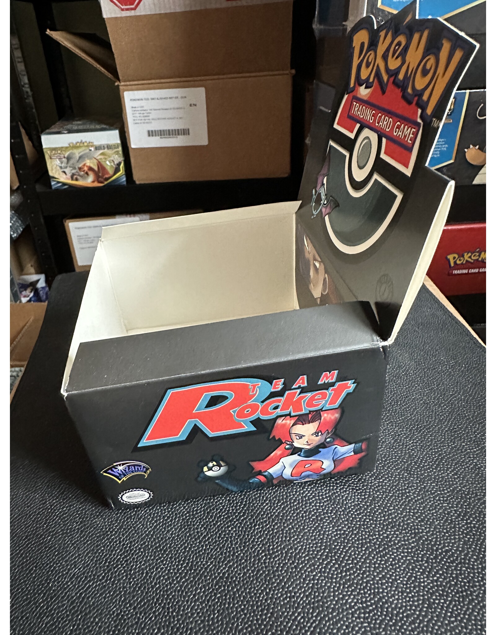 EMPTY Team Rocket 1st Edition Booster Box