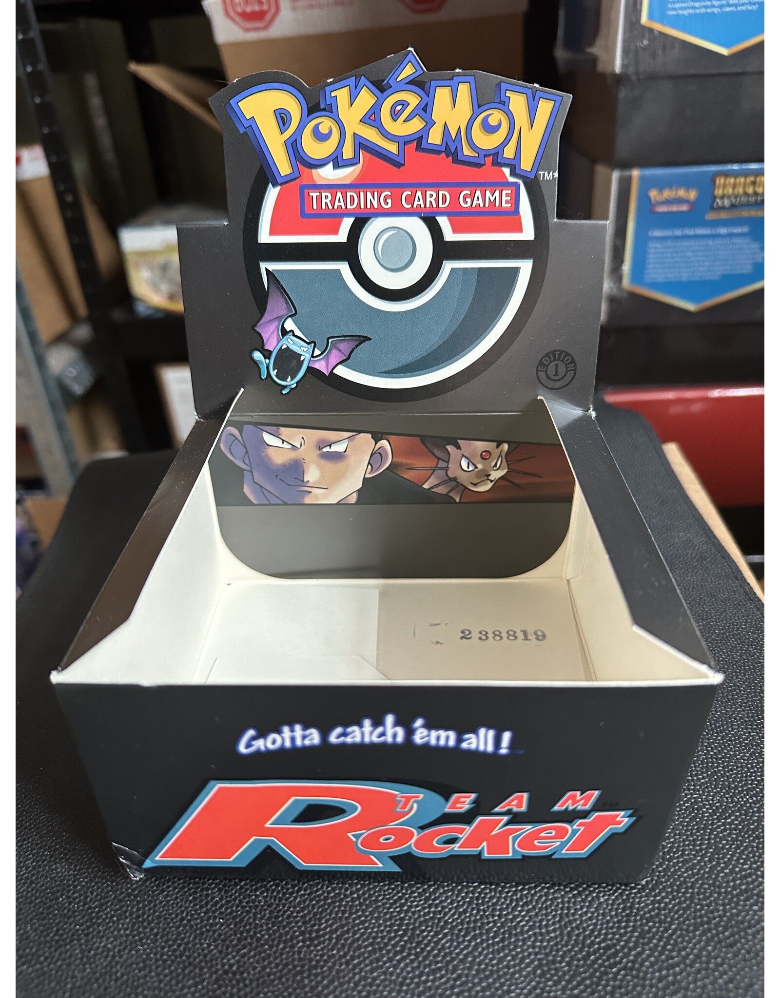 EMPTY Team Rocket 1st Edition Booster Box