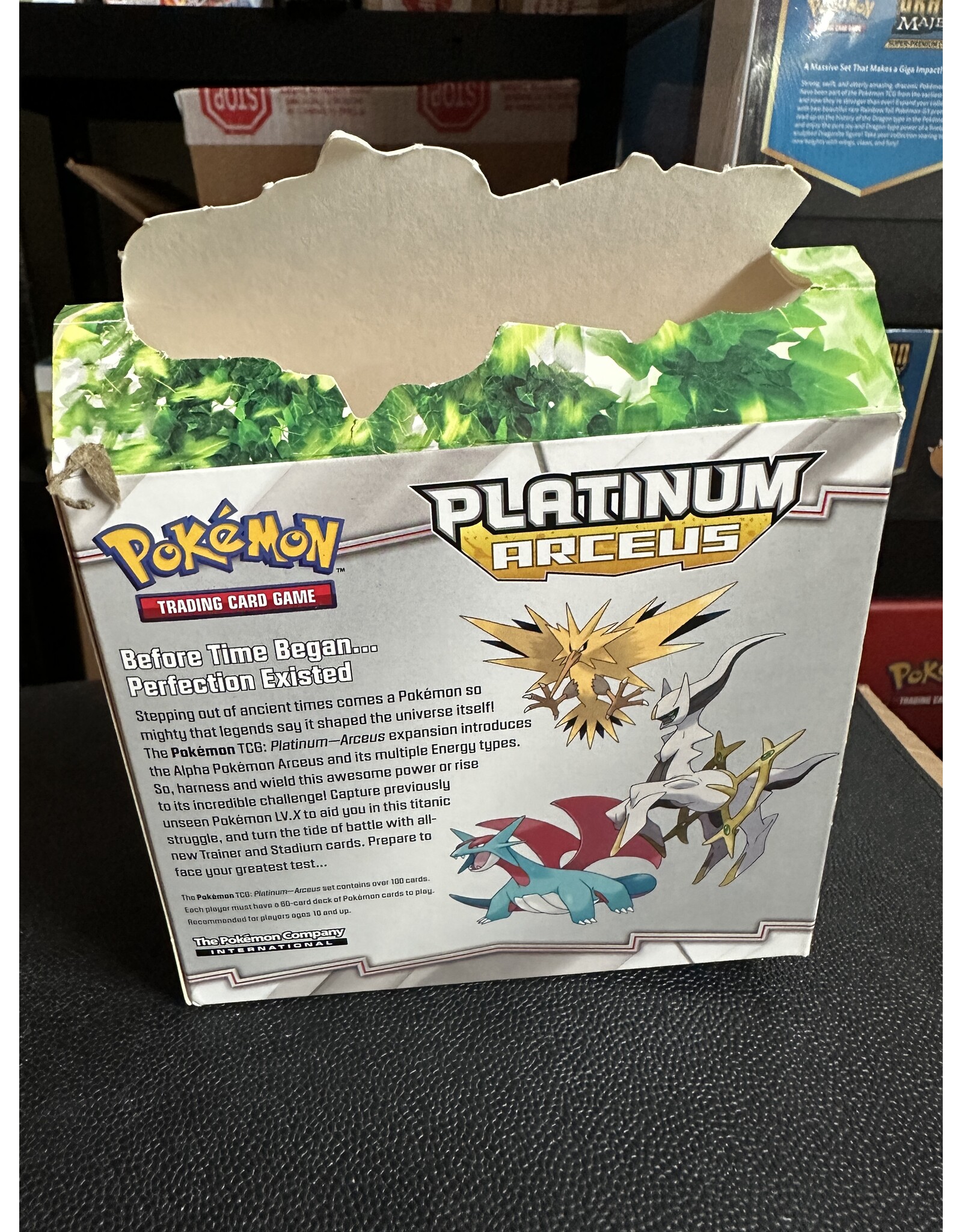 Pokemon Platinum Arceus Booster Pack Box