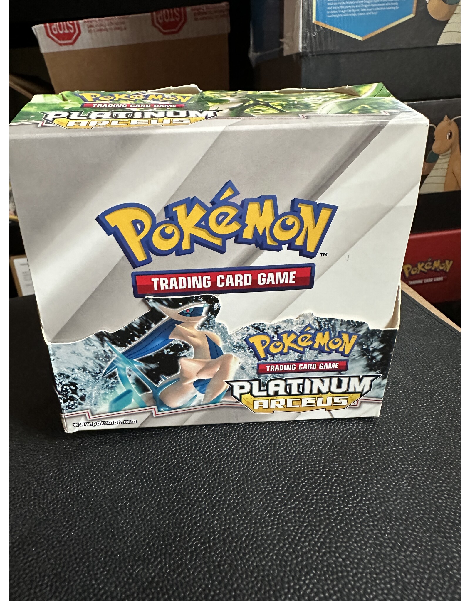 Pokemon Platinum Arceus Theme Deck Box