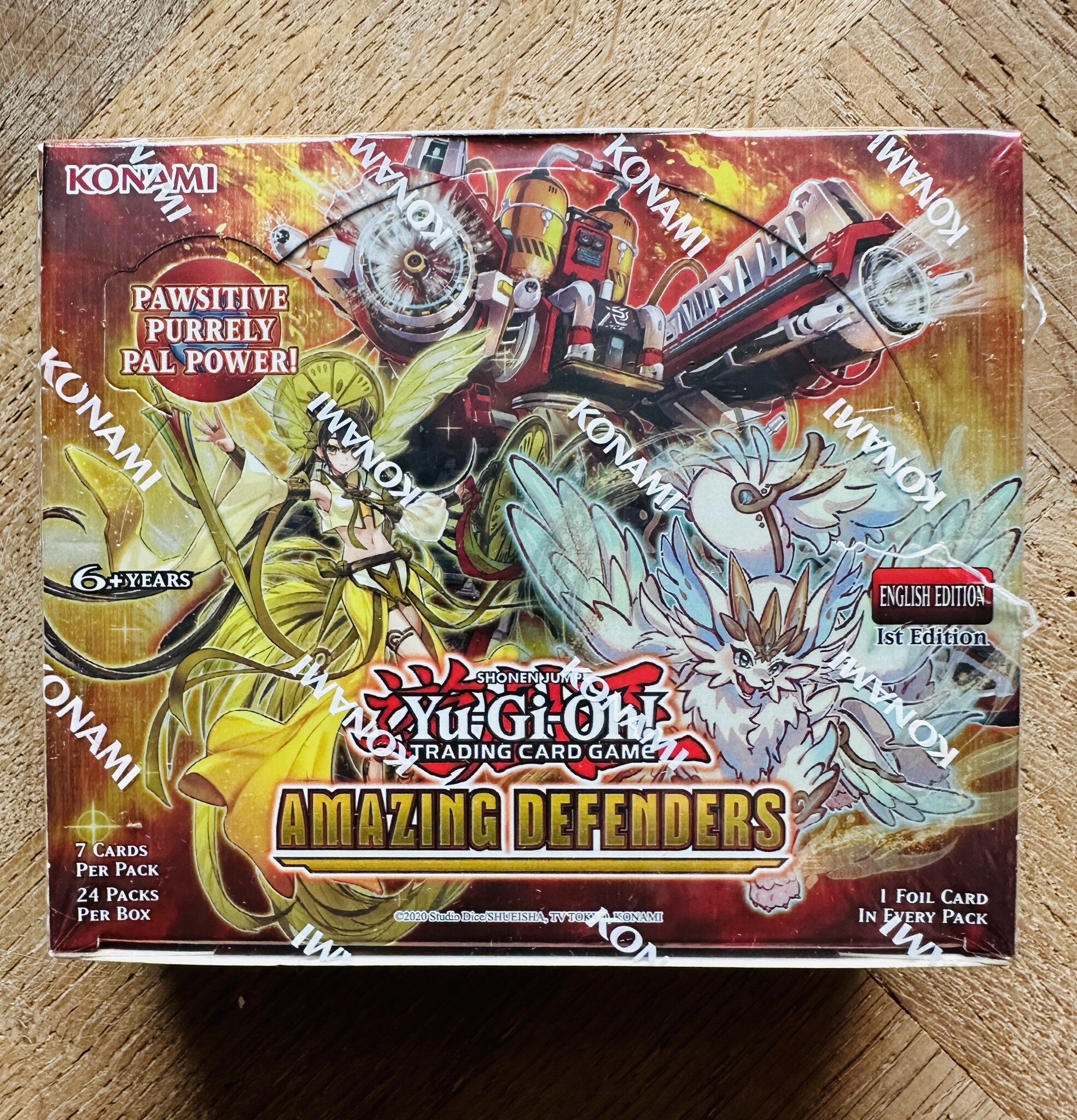 yugioh amazing defenders booster box Yu-Gi-Oh! TCG Amazing Defenders Booster Box main image 1