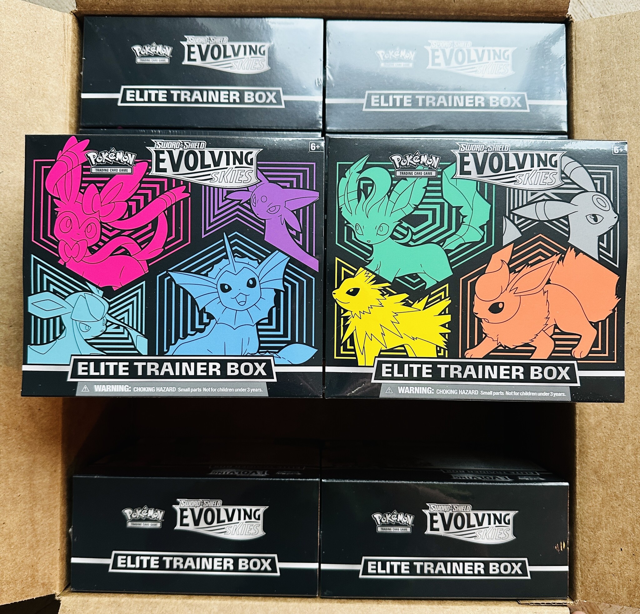 Pokémon EVOLVING SKIES Elite Trainer Box Pokemon Trading Cards: Evolving Skies Elite Trainer Box with