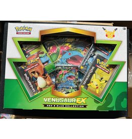 Red & Blue Collection Venusaur EX Box EU Version