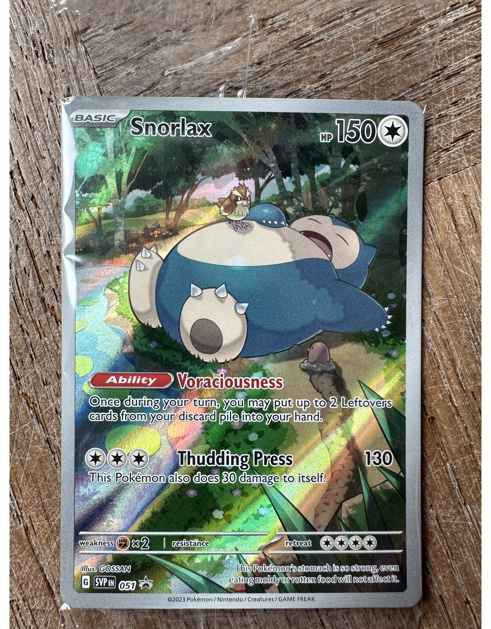 Snorlax Sealed Black Star Promo SVP 051