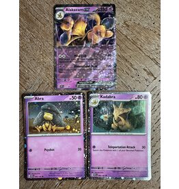 Alakazam ex/Kadabra/Abra set SVP 050