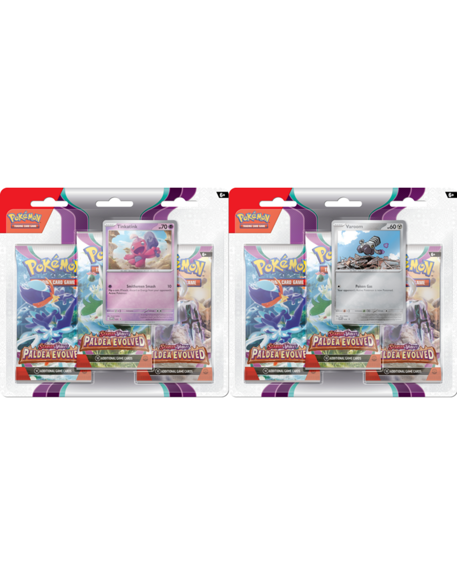 Paldea Evolved 3 Pack Blister Case (24 blisters)
