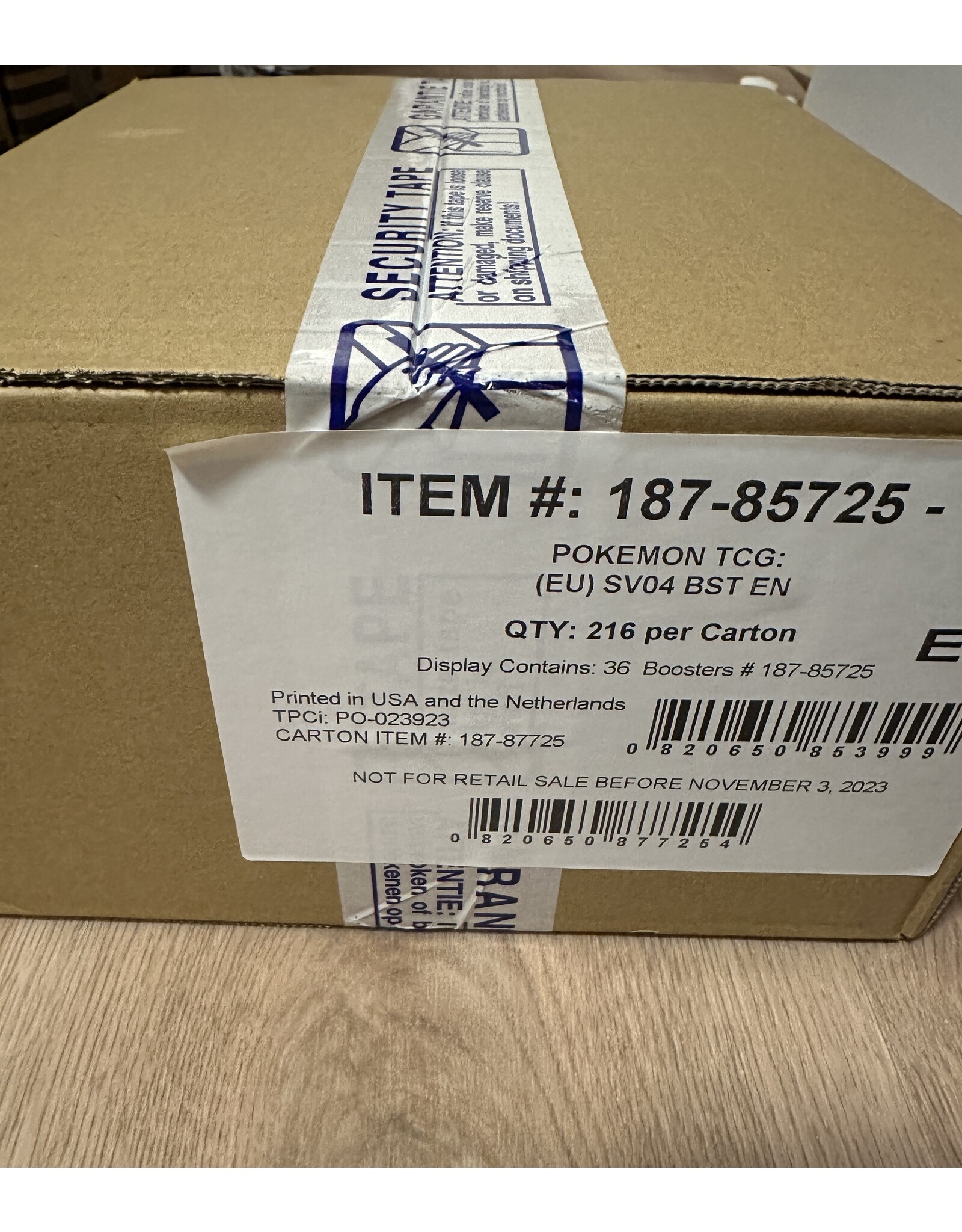 Paradox Rift Booster Box Case