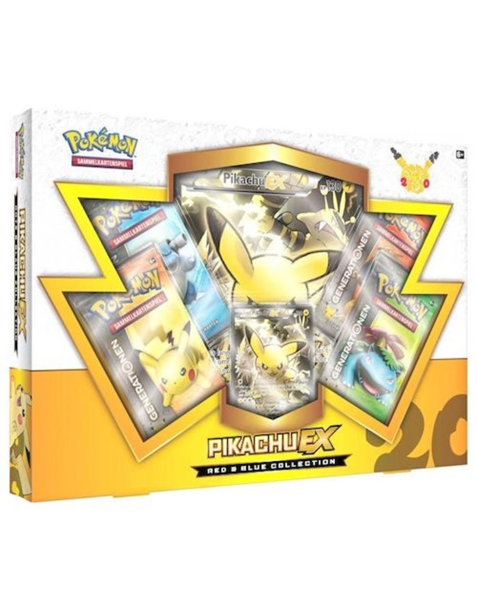 Red & Blue Collection Pikachu EX Box EU Version