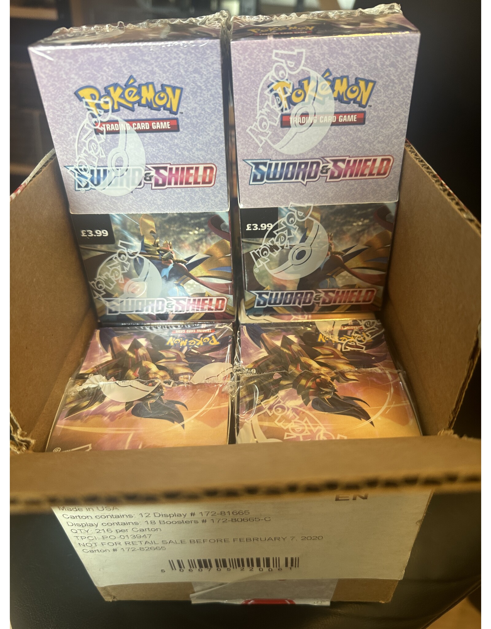 Sword & Shield Base Half Booster Box (Extremely rare!)