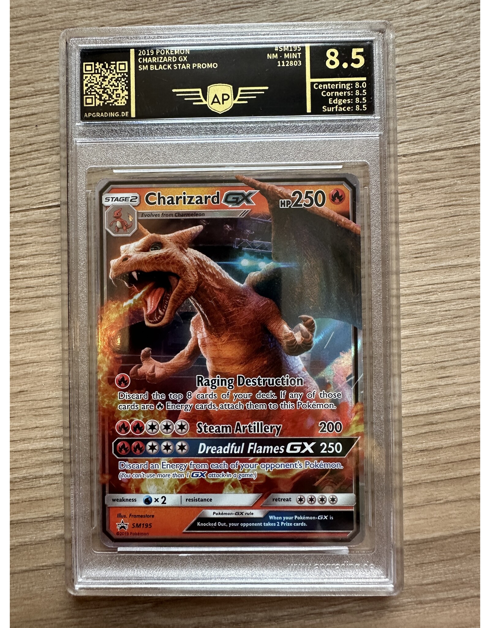 Charizard GX SM195 AP 8.5 (2)