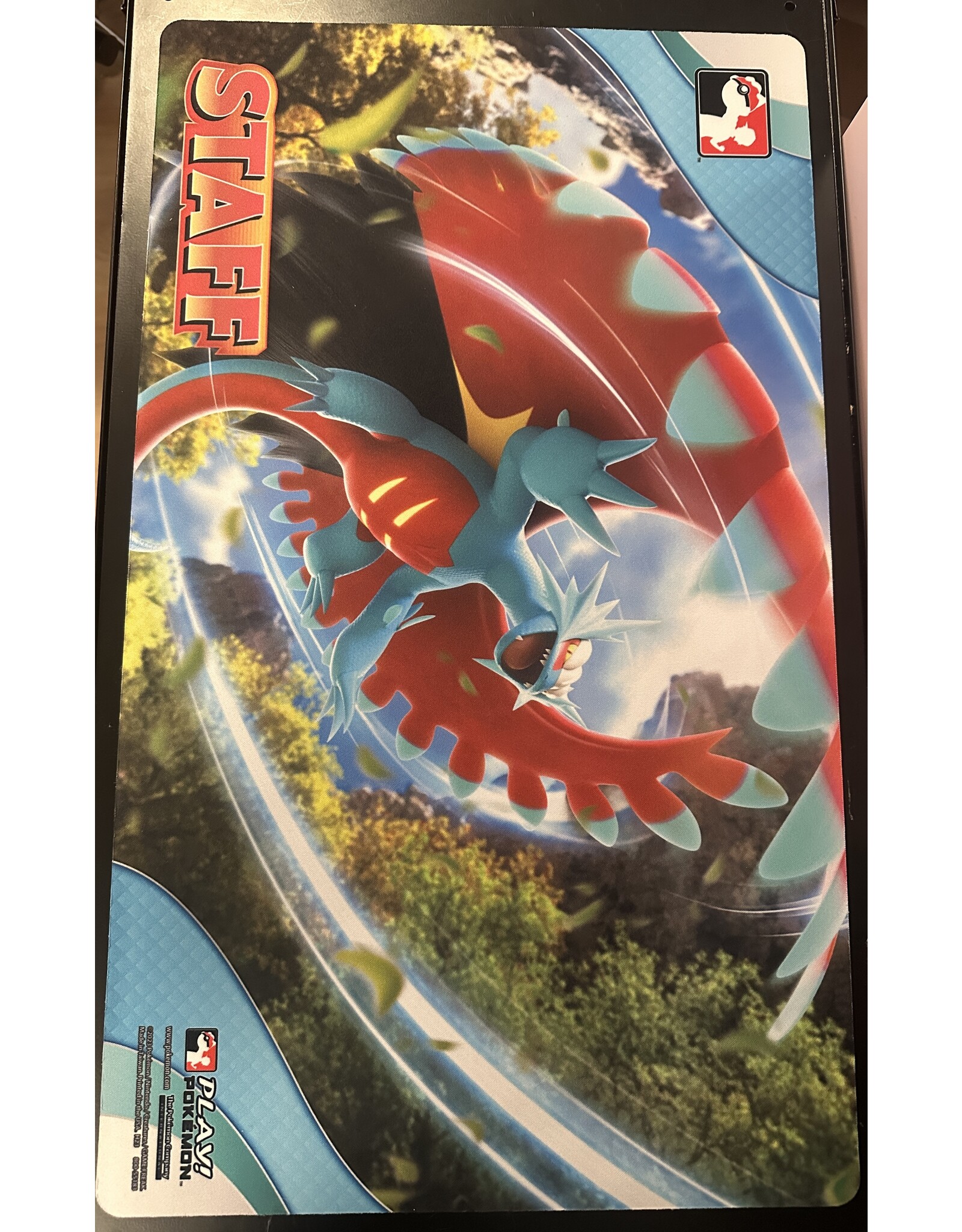 Pokemon Play! 2023/24 Regional Championships Roaring Moon STAFF Playmat
