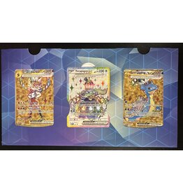 Terapagos ex Lapras ex Cinderace ex Set of promo's SVP 163-165