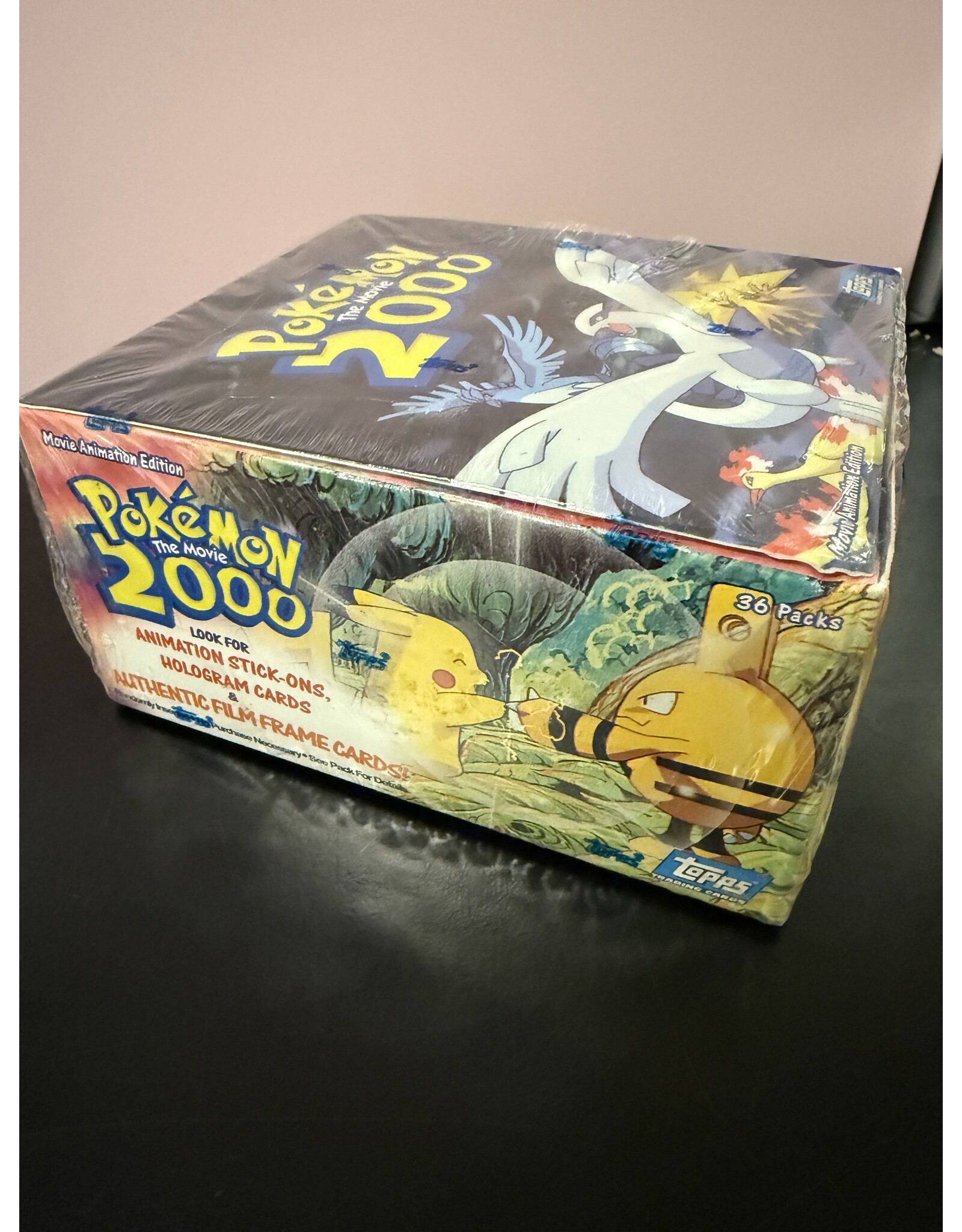 Topps Pokemon The Movie 2000 Booster Pack (1) (BOXBREAK, VERY RARE)