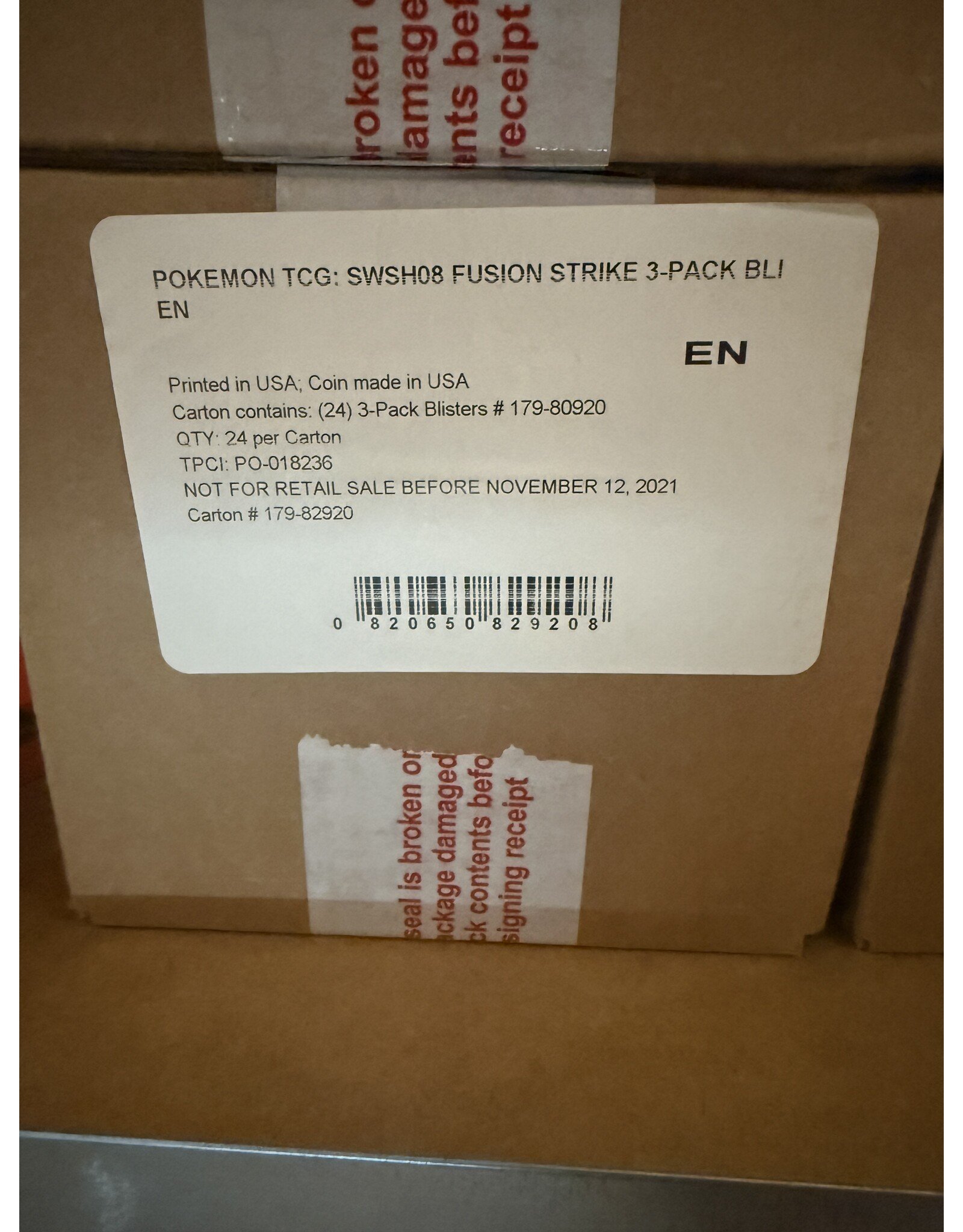 Fusion Strike 3 Pack Blister Case