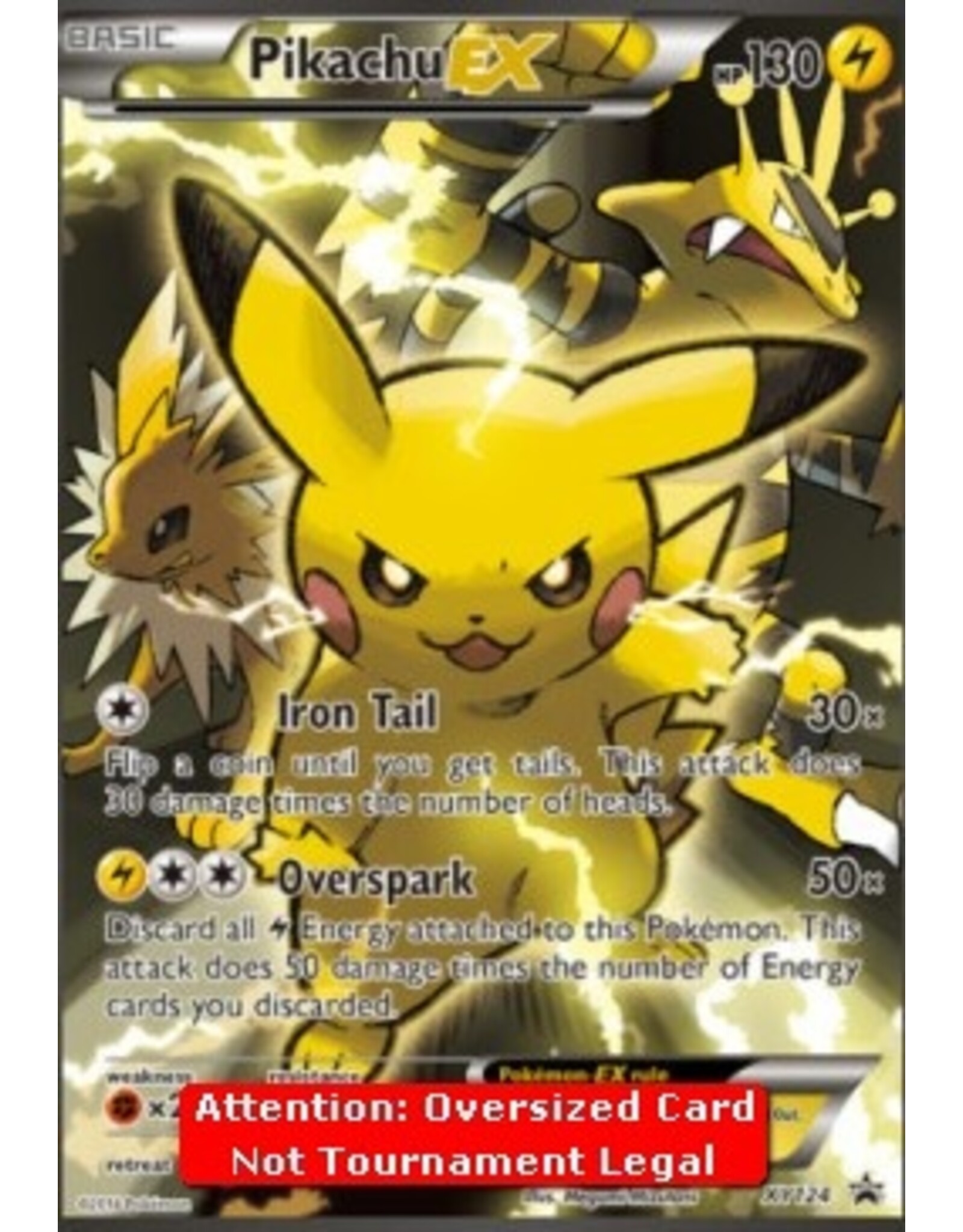JUMBO CARD Pikachu EX XY 124