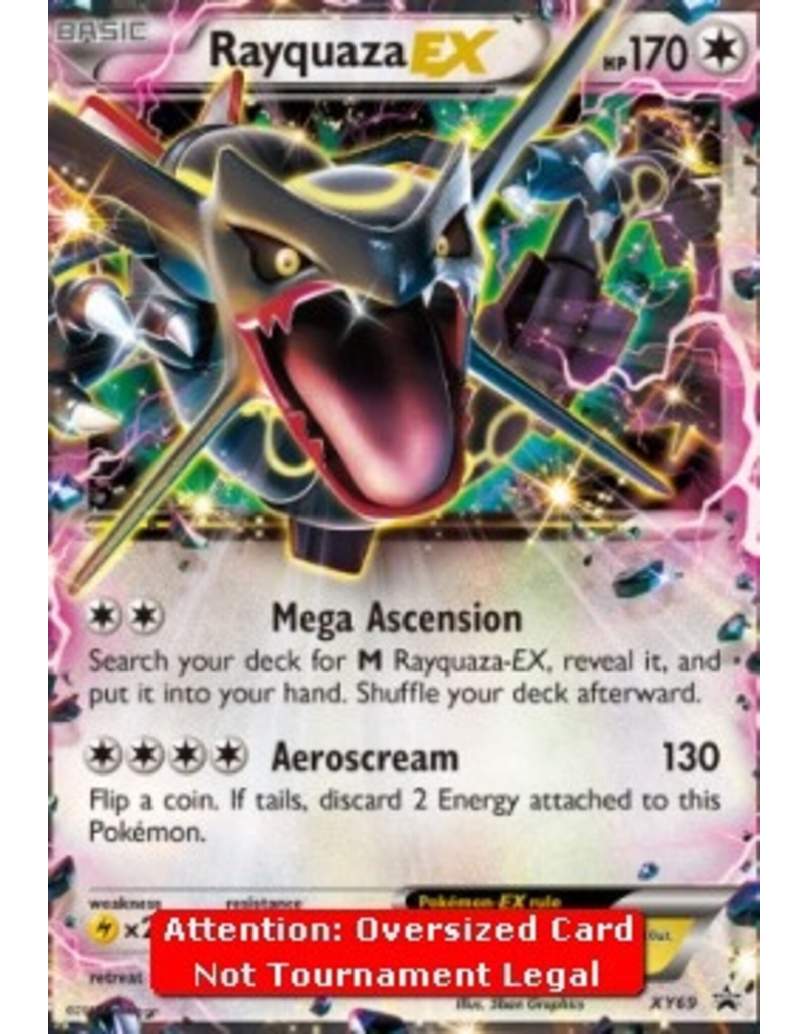 JUMBO CARD Rayquaza EX XY 69