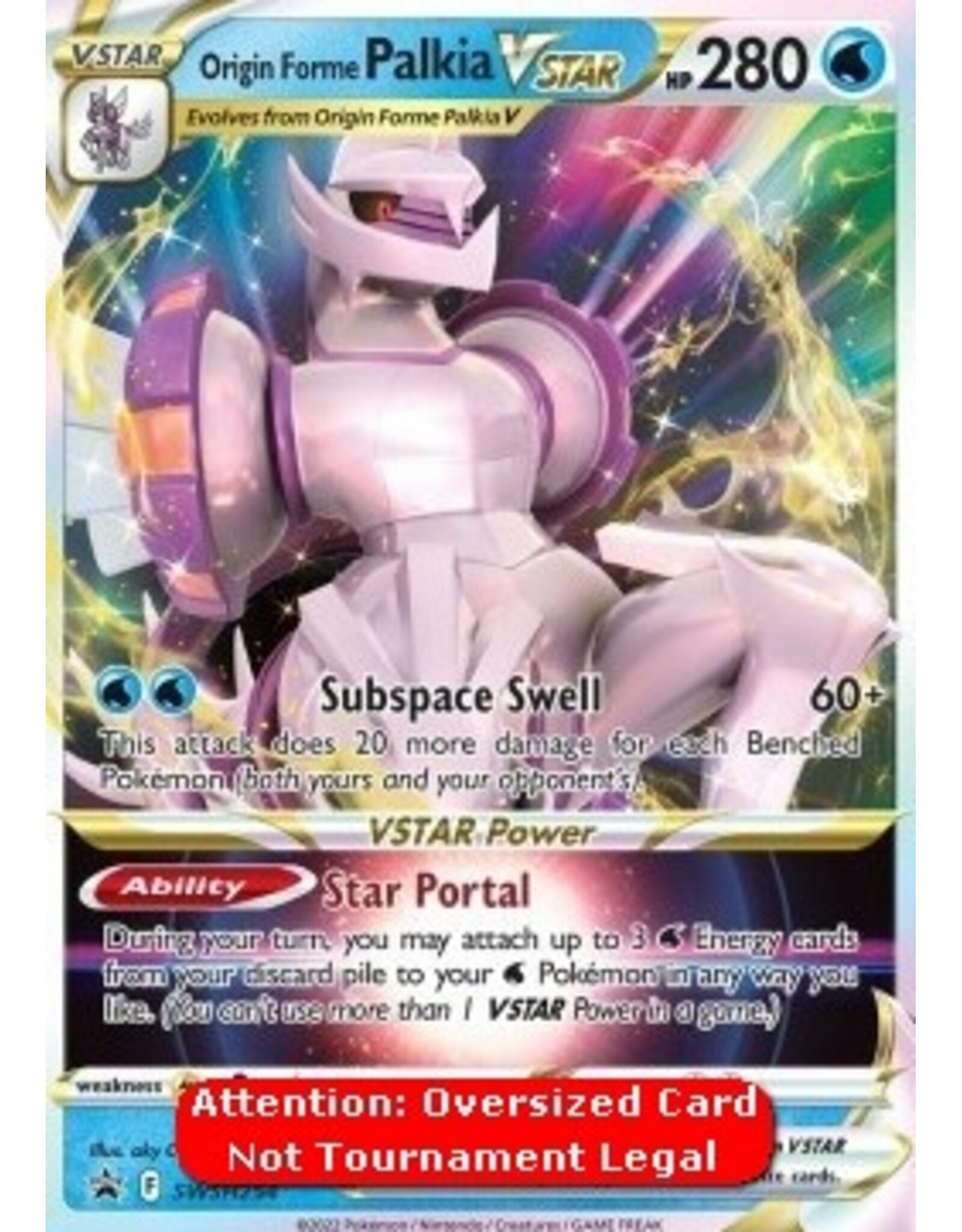 JUMBO CARD Origin Forme Palkia VSTAR SWSH 254