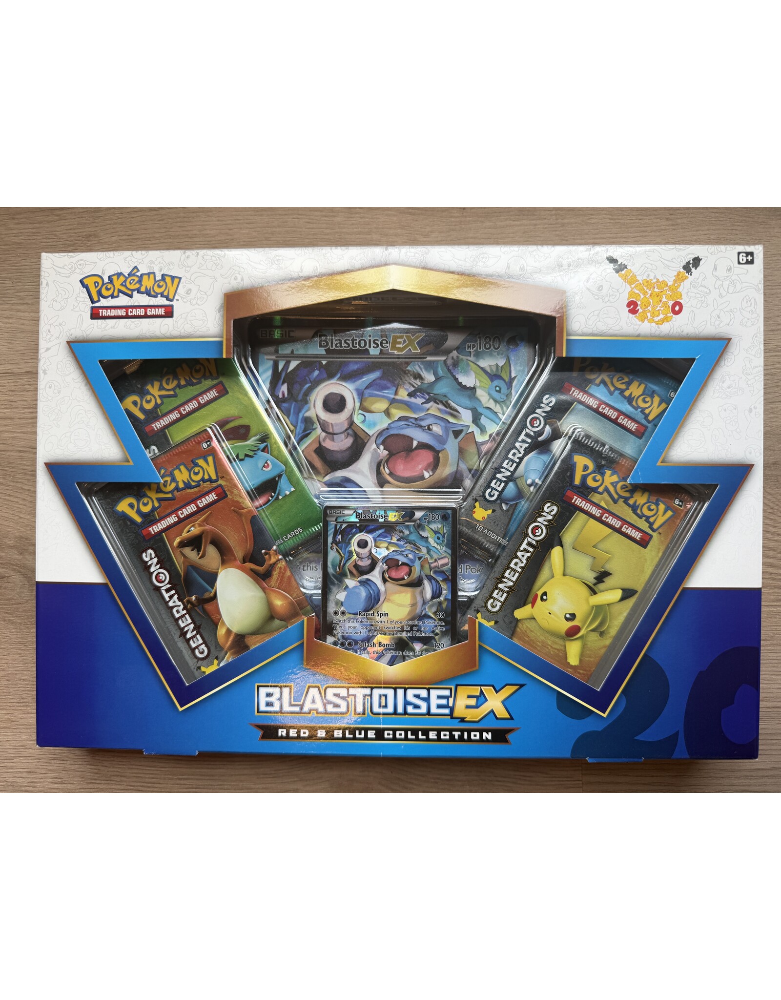 Red & Blue Collection Blastoise EX Box EU Version