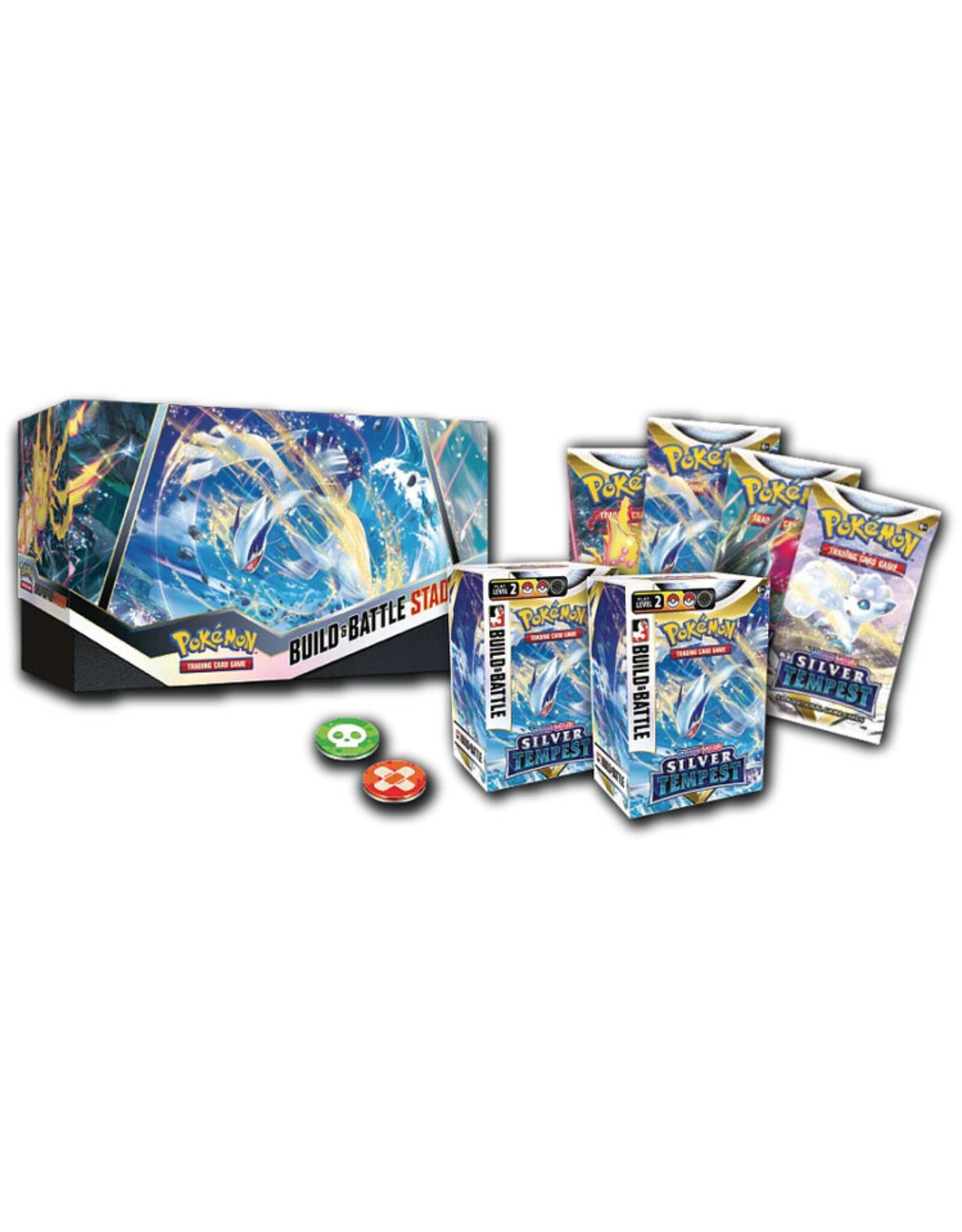 Silver Tempest Build & Battle Stadium Box