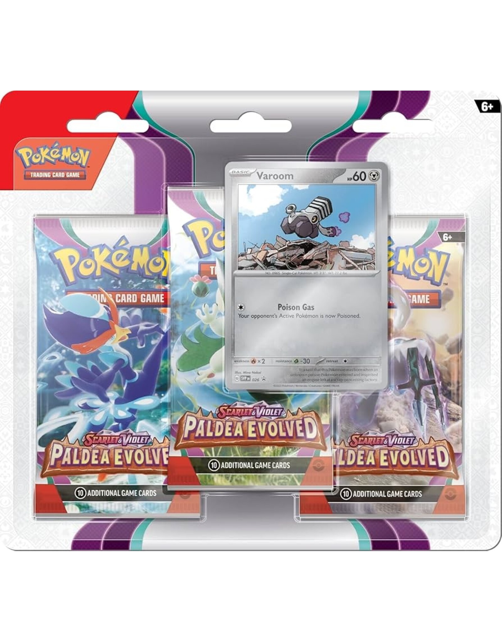 Paldea Evolved 3-Pack Blister