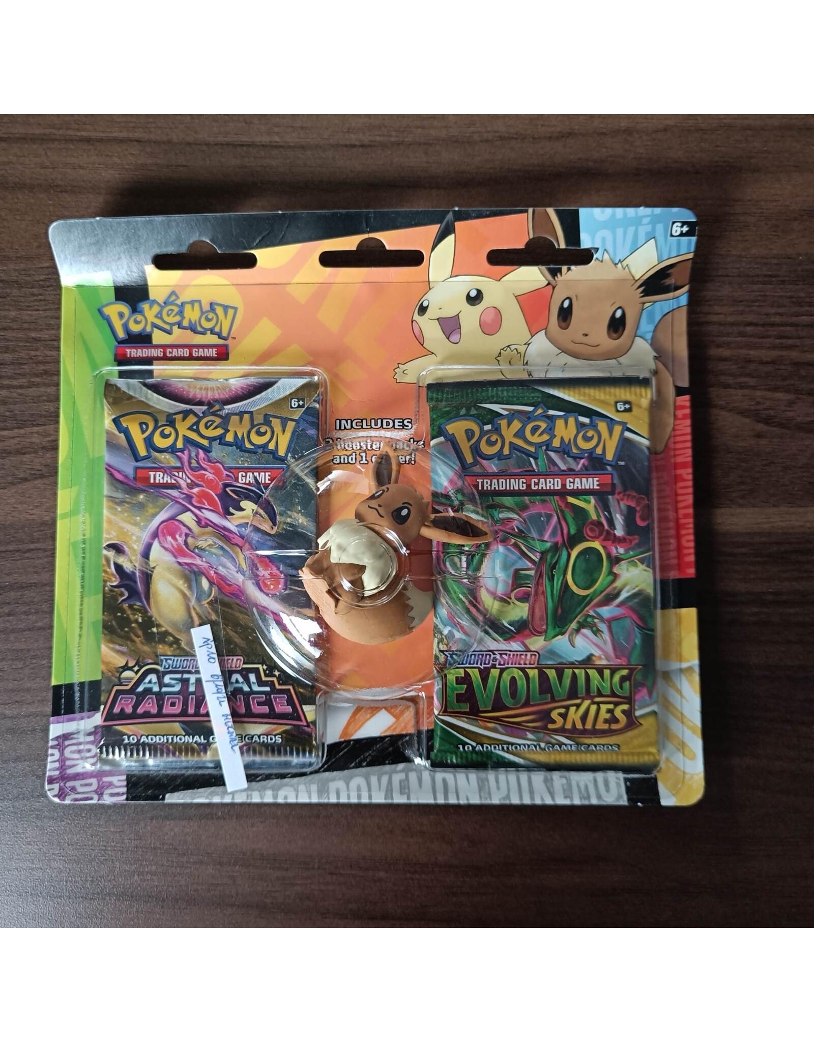 Back to School Eevee Eraser 2-Pack Blister