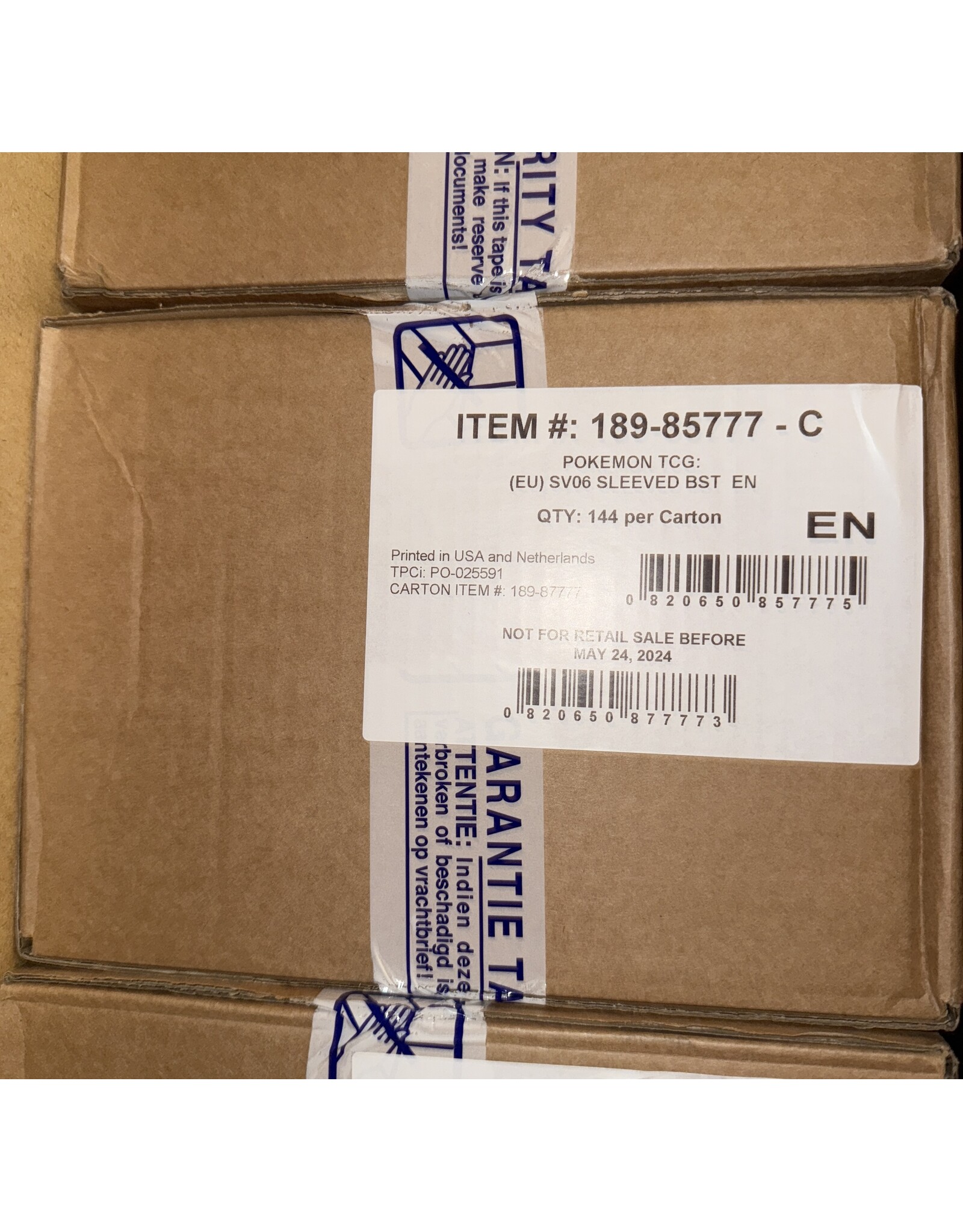 Twilight Masquerade Sleeved Booster Case (144)