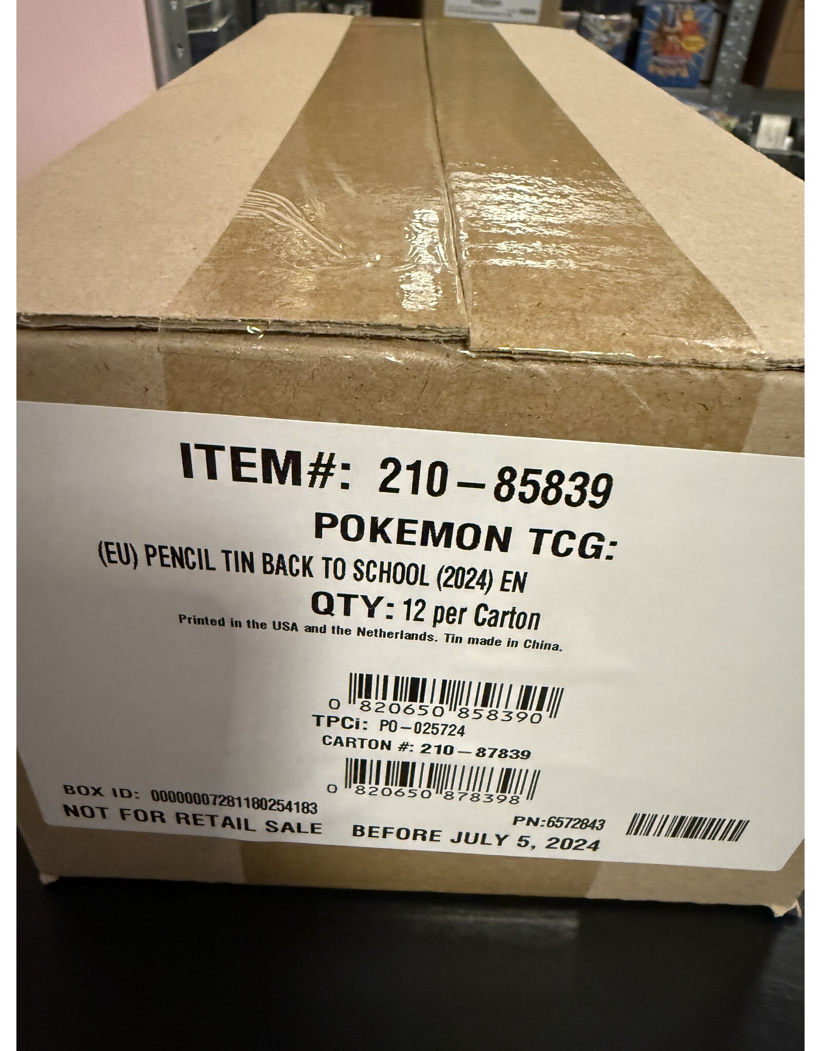 Back to School 2024 Pencil Case (12 tins)