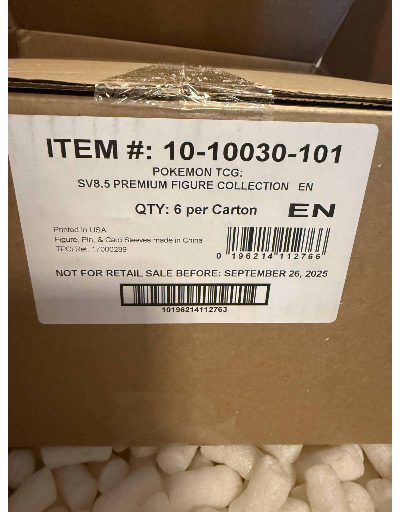 Prismatic Evolutions Premium Figure Collection Case (6 boxes)