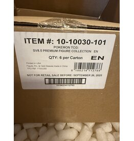 Prismatic Evolutions Premium Figure Collection Case (6 boxes)