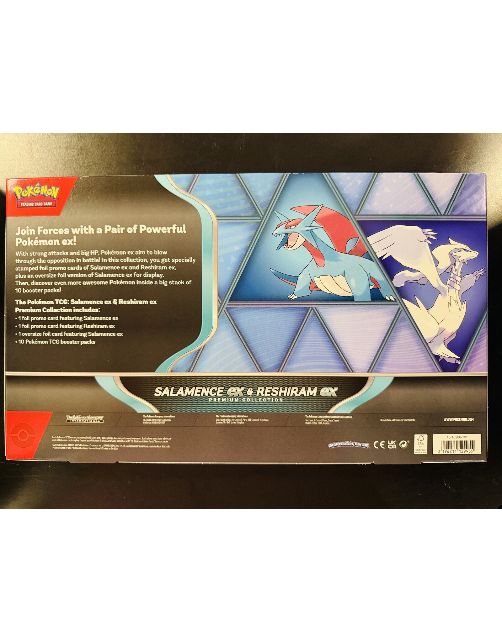Salamence ex & Reshiram ex Premium Collection