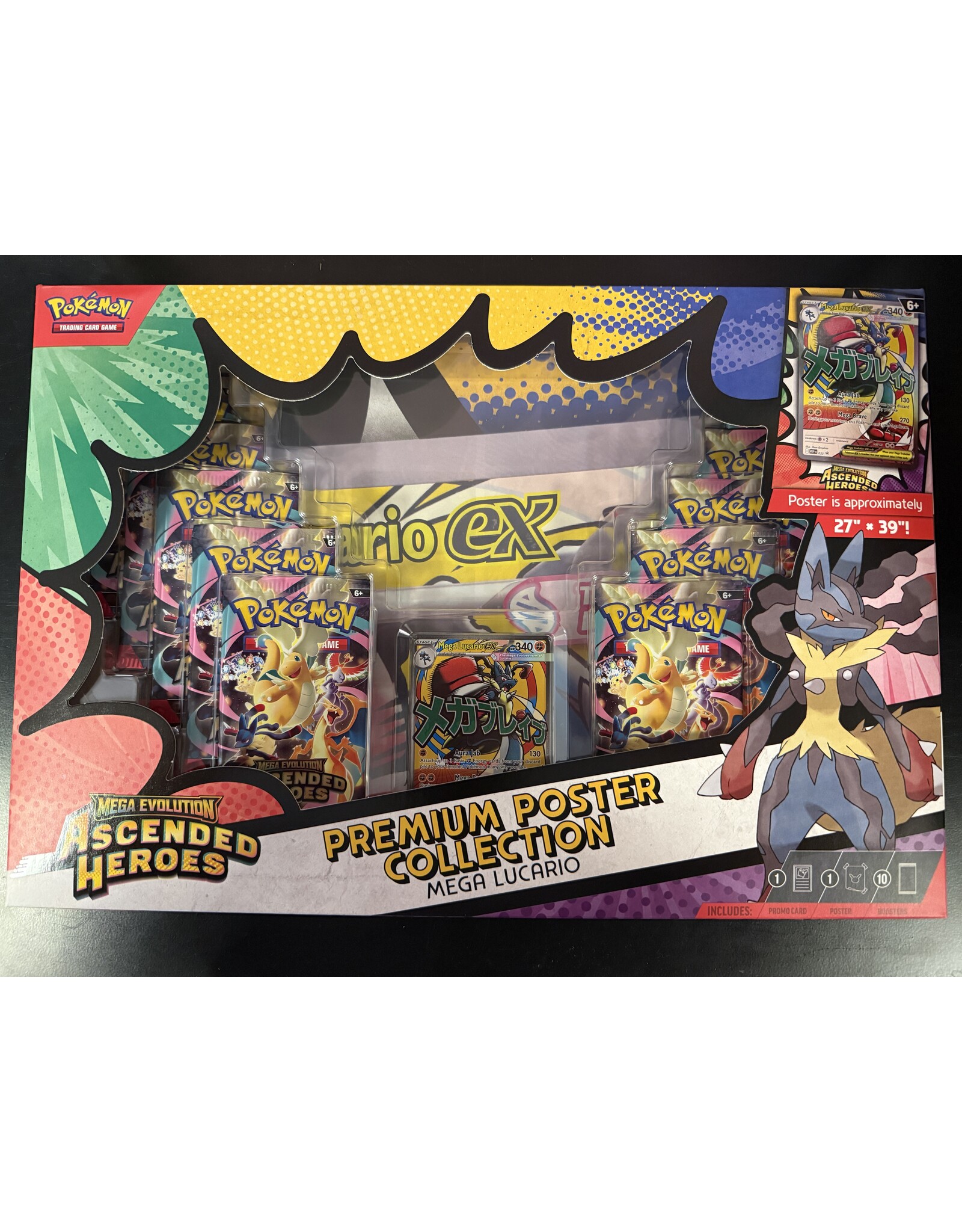 Ascended Heroes Mega Lucario Premium Poster Collection
