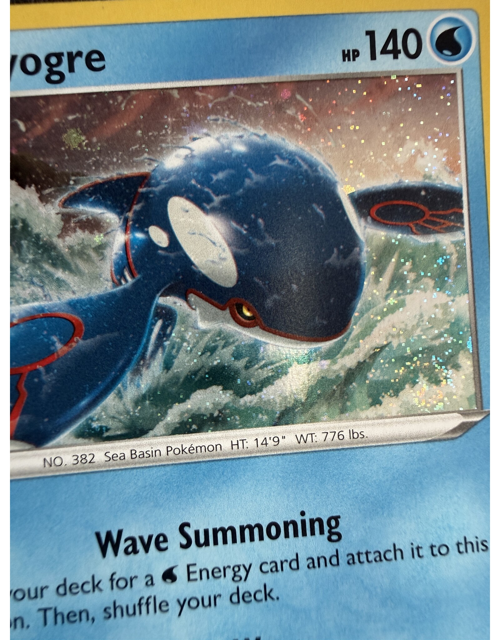 Kyogre special PIXEL holo (CRZ 036)