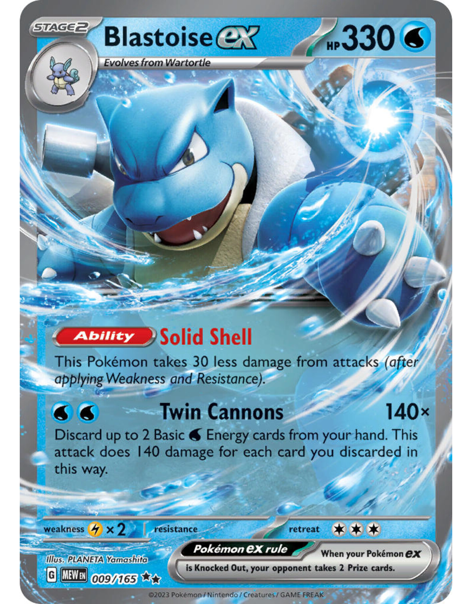 Blastoise ex (MEW 009)