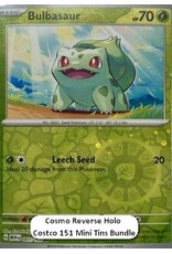 Bulbasaur Costco 151 mini tin REVERSE COSMOS HOLO (MEW 001)