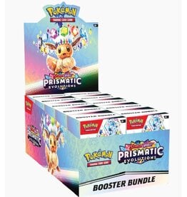 Prismatic Evolutions Booster Bundle Display