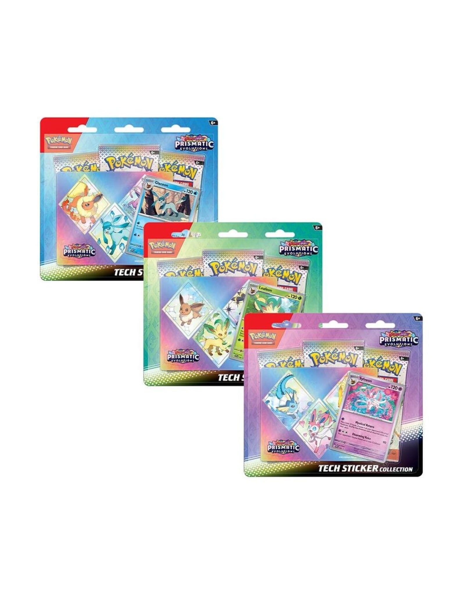 Prismatic Evolutions Tech Sticker Collection