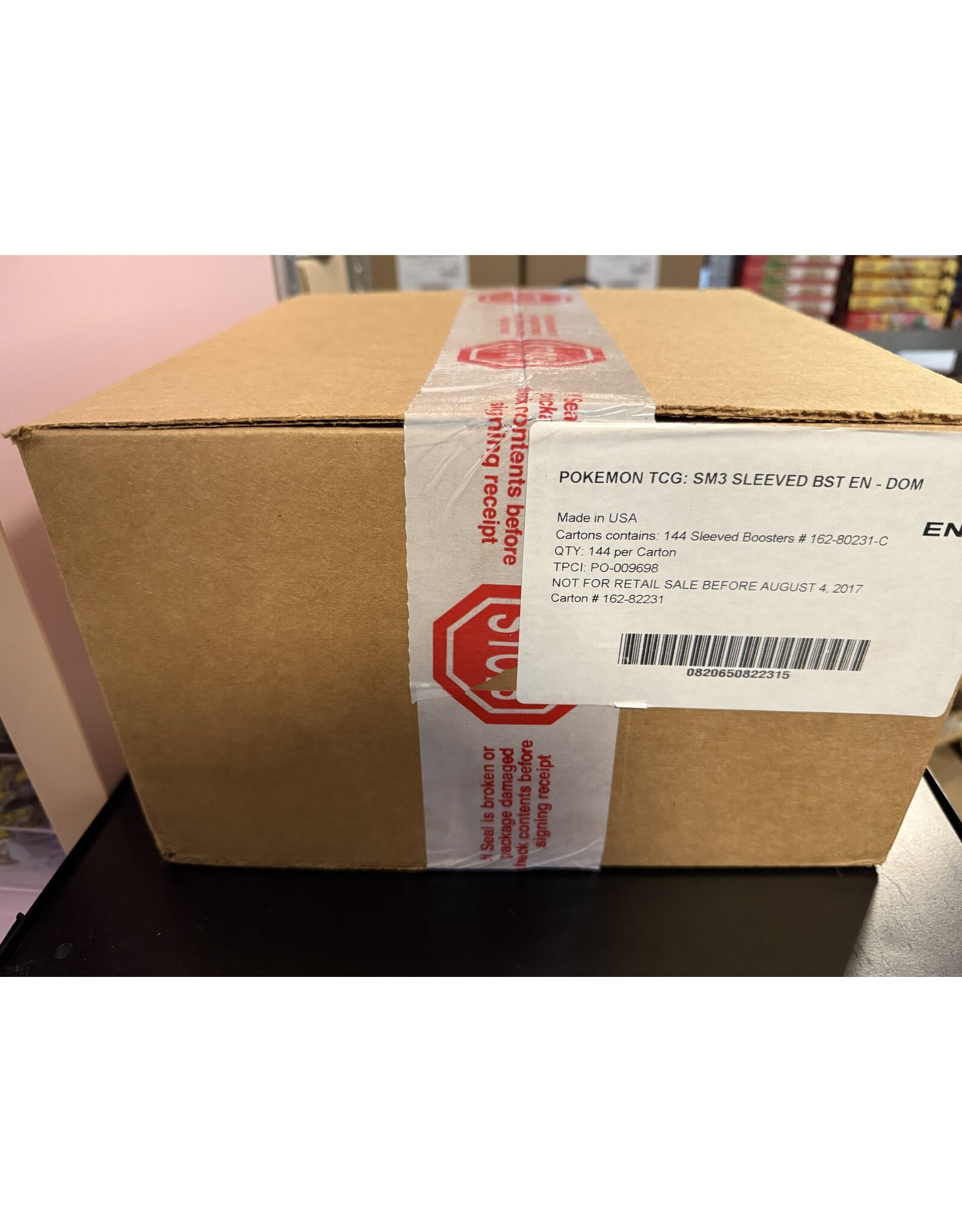 Burning Shadows Sleeved Booster Case (144)