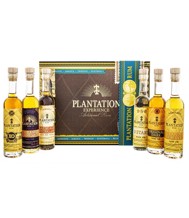 Plantation Rum  Plantation Experience-Box mit 6 Rums (6xo,1L