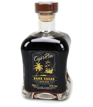 Rum CigarRon Dark Cacao Rumlikör (0,5 l / 35 % Vol.)